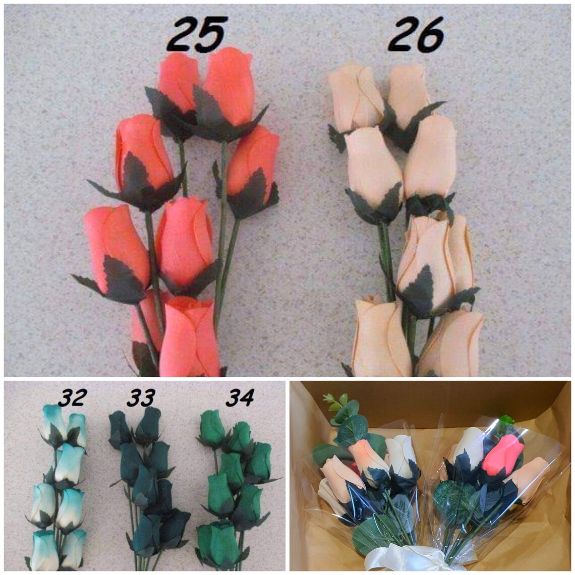 DIY Wooden Roses Package. 200 Stems. Etsy