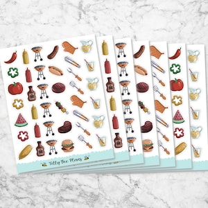 Grilling Icon Planner Stickers