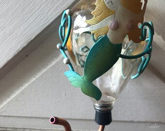 Hummingbird Feeder Solid Copper Lifetime Ant Guards Etsy