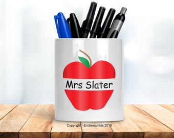Personalised Teachers Pen / Pencil Pot