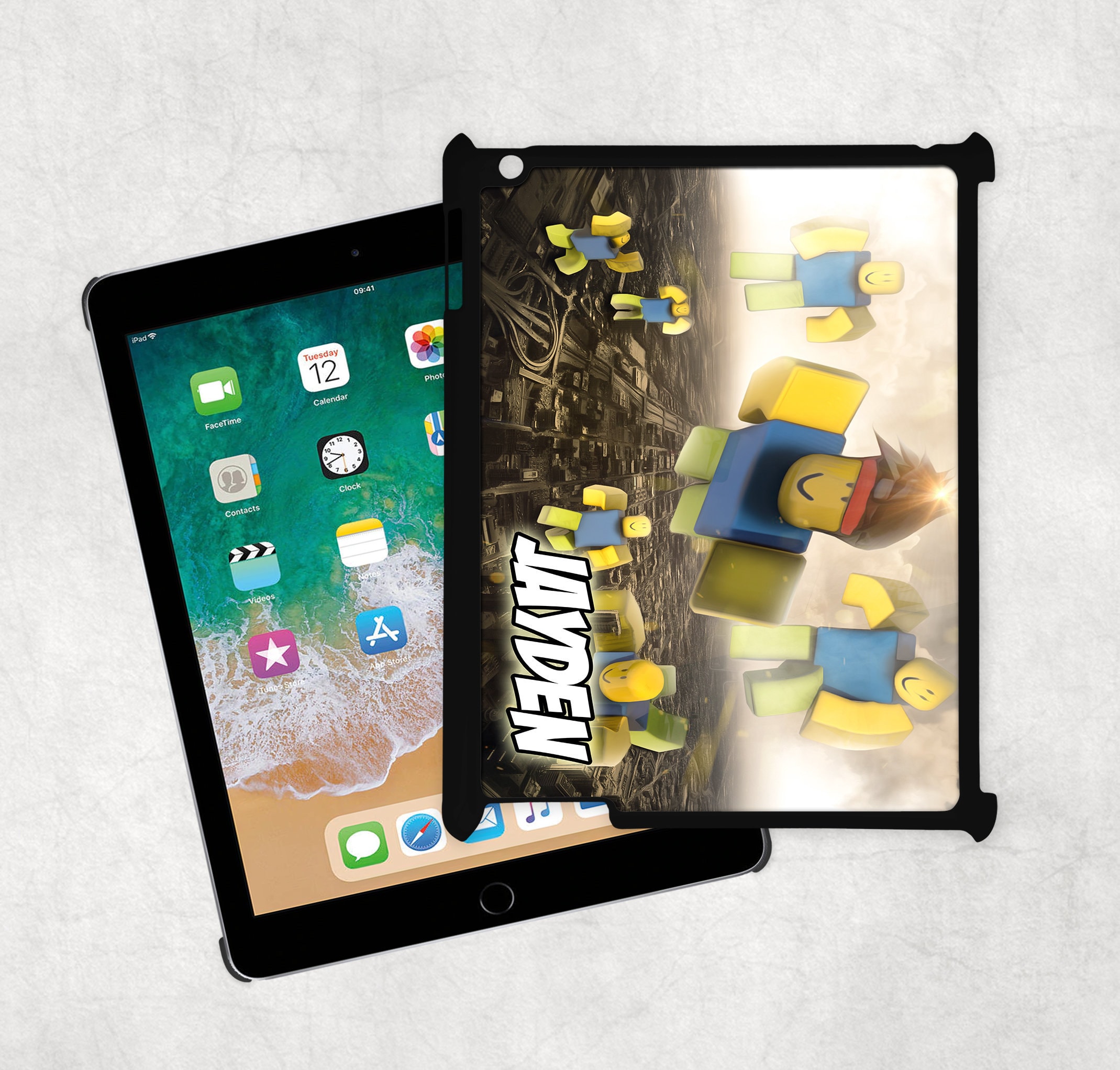 Capa de suporte inteligente Roblox TPU com suporte para IPad 20202020