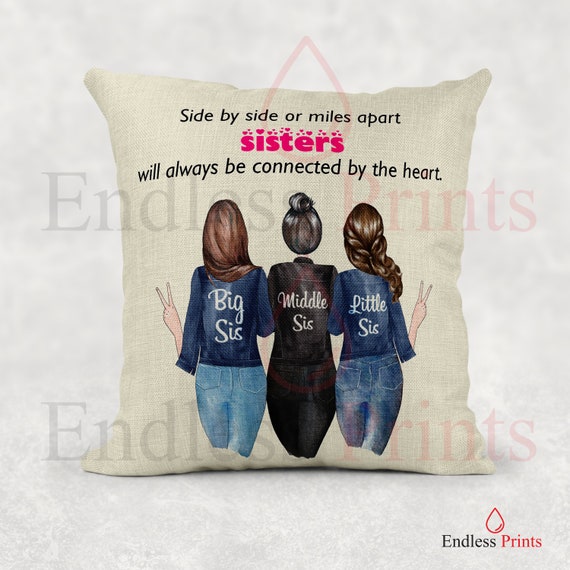 Sister Pillow, Mothers Day, Personalized Pillow, Sister Gift