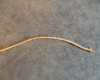 Cubic Zirconia bracelet vintage tennis bracelet 925 Korea
