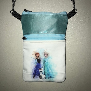 New handmade shiny Disney Frozen minimalist crossbody purse bag READY TO SHIP