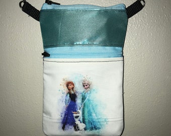 New handmade shiny Disney Frozen minimalist crossbody purse bag READY TO SHIP