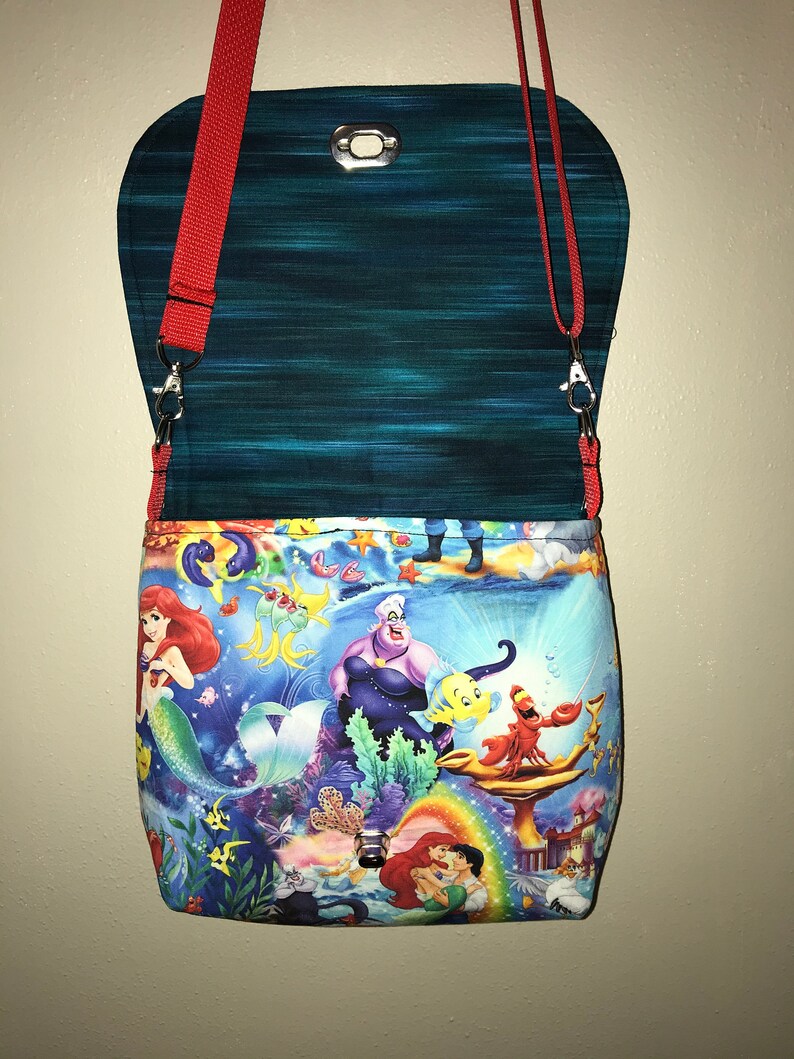 New handmade Disney Little Mermaid speedwell sling backpack bag