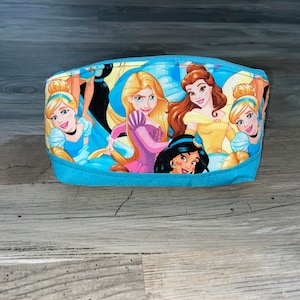 New handmade Disney princesses zippered pouch READY TO SHIP
