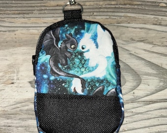 Mini clip on How to Train Your Dragon cord sanitizer card carrier mini backpack READY TO SHIP