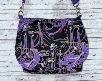Sleeping beauty Disney Maleficent crossbody purse bag READY TO SHIP