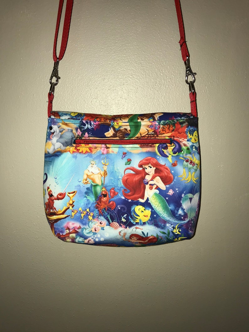 New handmade Disney Little Mermaid speedwell sling backpack bag