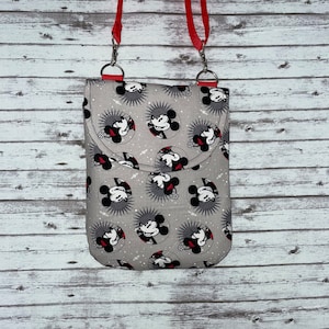 New handmade Disney classic Mickey Minnie Mouse crossbody purse READY TO SHIP