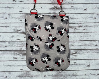 New handmade Disney classic Mickey Minnie Mouse crossbody purse READY TO SHIP