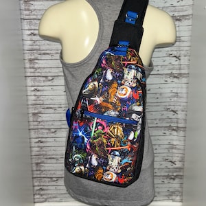 New handmade Disney Star Wars artistic retro style sling bag READY TO SHIP