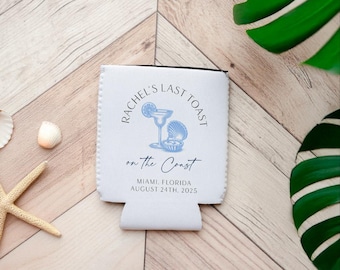 Eigene 'Last Toast' Dosenkühler: Strand Bachelorette Party Gastgeschenke