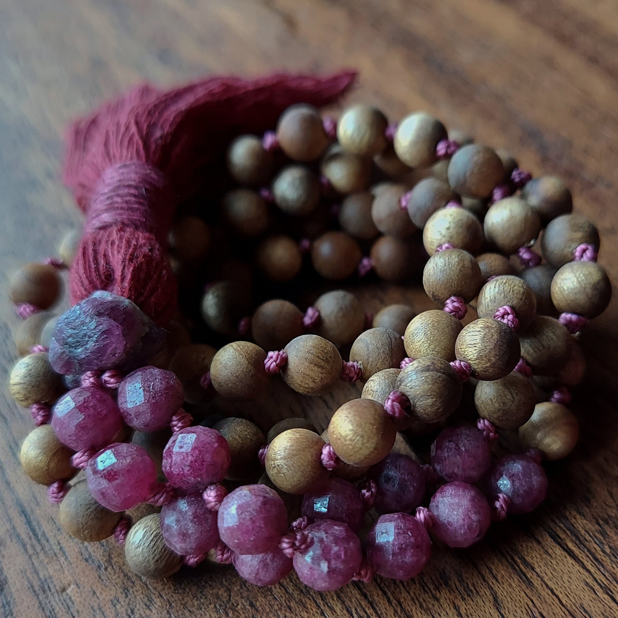 Ruby 2024 mala beads