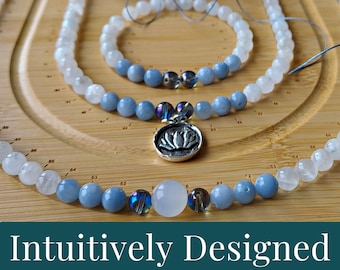 Intuitively Designed Custom Mala Beads Made to Order, Custom Made Mala Necklace Gift, Design your own Prayer Beads, Personalized Mala 108