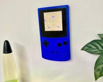 Handheld Retro Game Mirror Mini 3D Printed Hanging Home Decor Funky Gamer Switch Boy