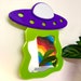 Alien Abduction Mini Wall Mirror 3D Printed UFO Hanging Home Decor Sci ...