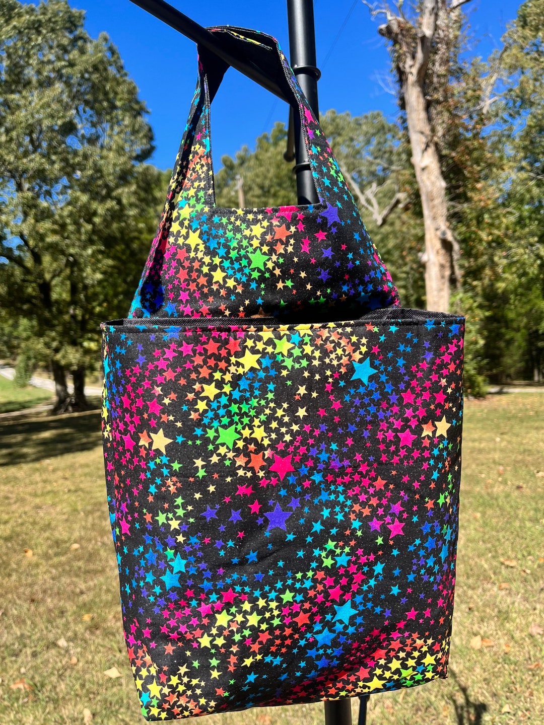 Car Trash Can/rainbow Stars/rainbow Trash Can/star Trash Etsy