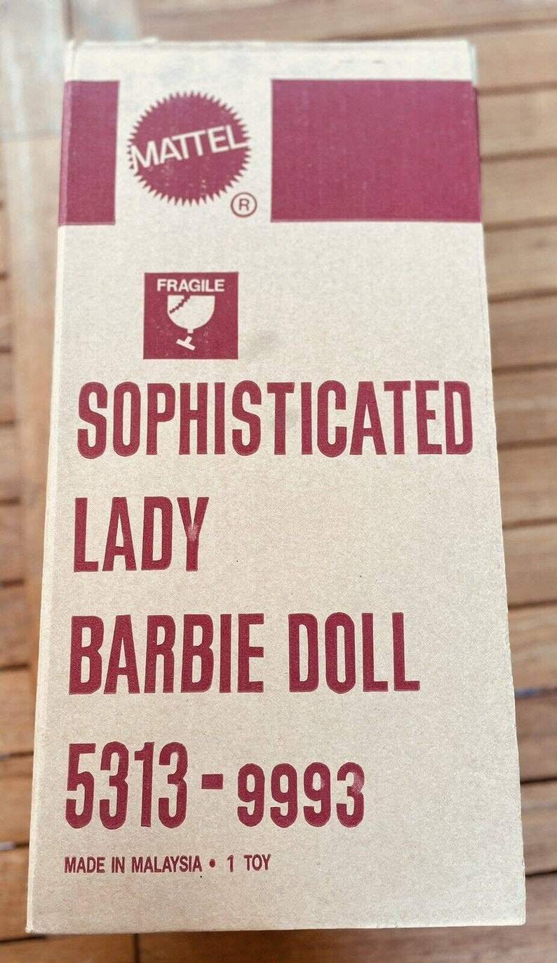 Sophisticated Lady 1965 Barbie Porcelain Doll 5313 Pink Dress - Etsy