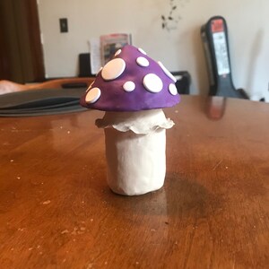 Purple Mushroom Jar for Storage