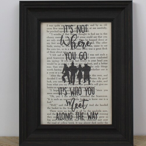 Dorothy Wizard of Oz Quote Art Print Unique Literary Etsy