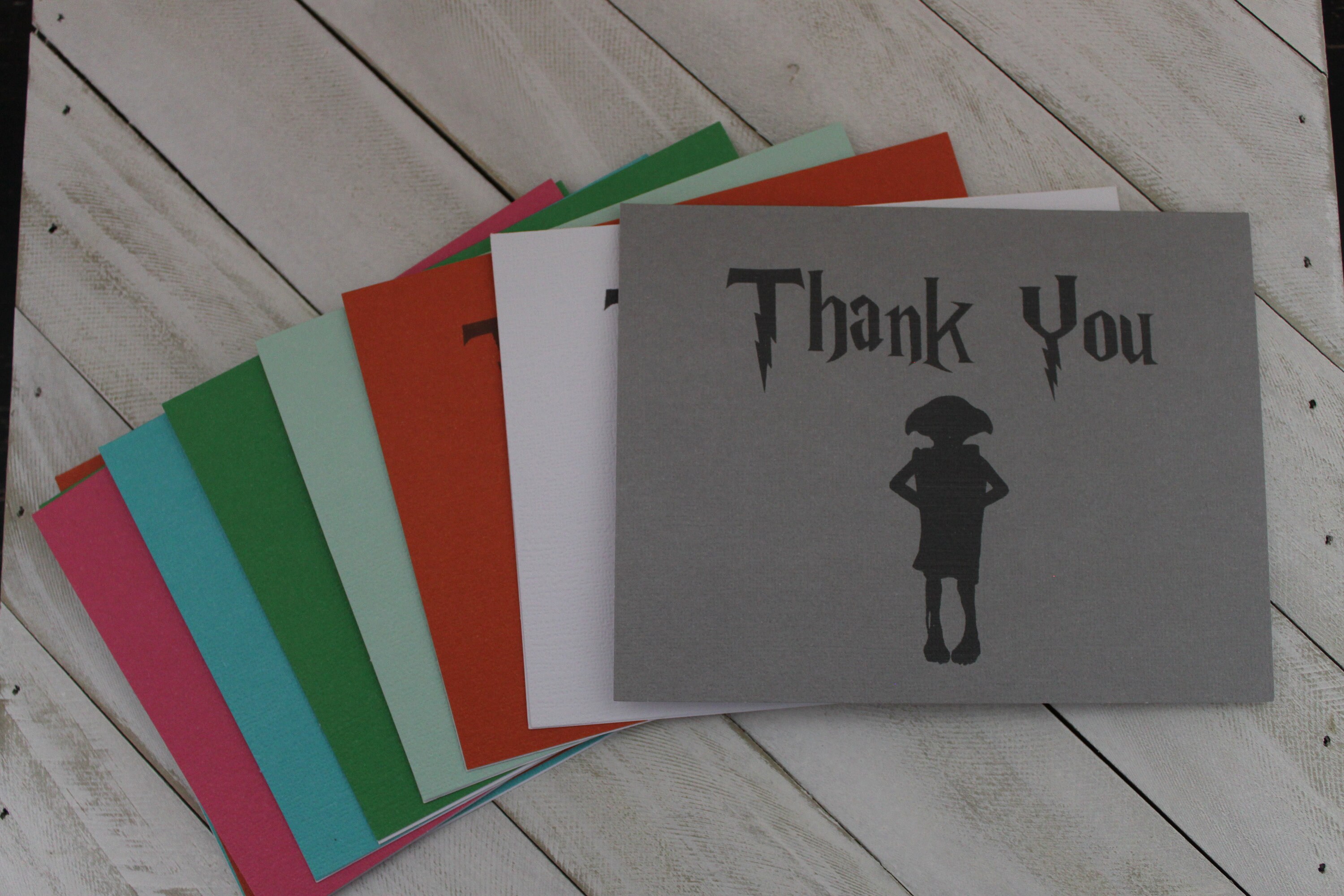 Harry Potter Inspired Blank Thank You Cards set of 10 with Etsy
