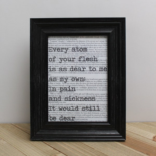 Jane Eyre Quote Etsy