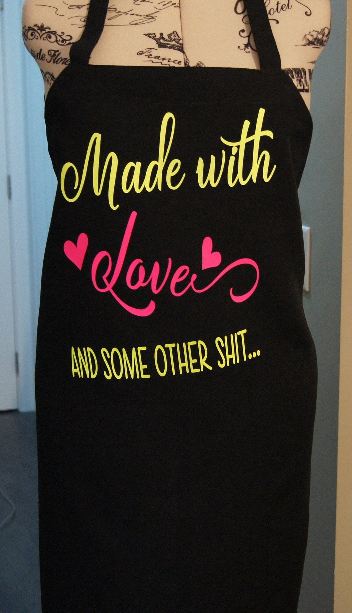 Aprons for women/ Funny Apron / Apron For Women / Made with Etsy