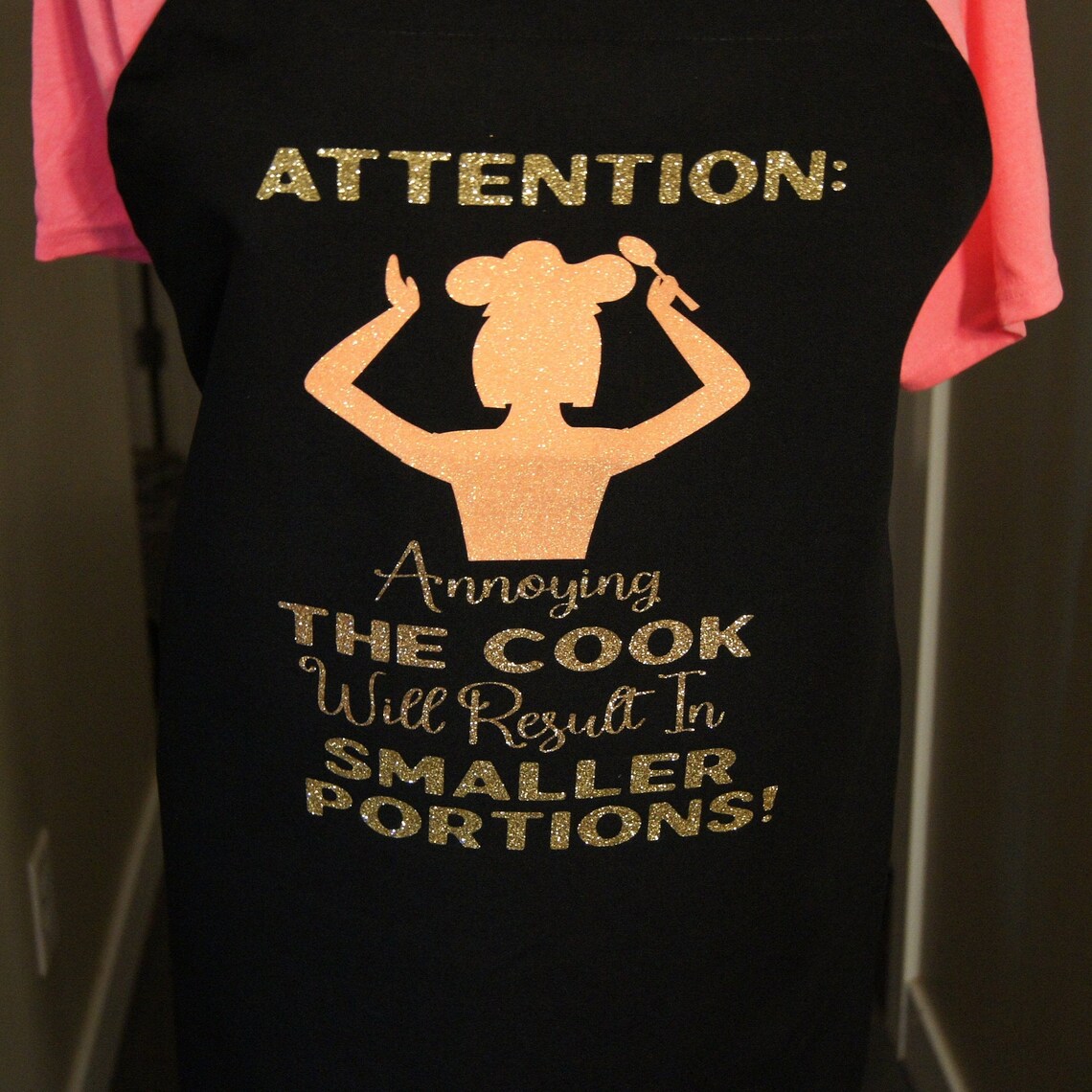 Aprons for women/ Funny Apron for women / Attention Annoying Etsy