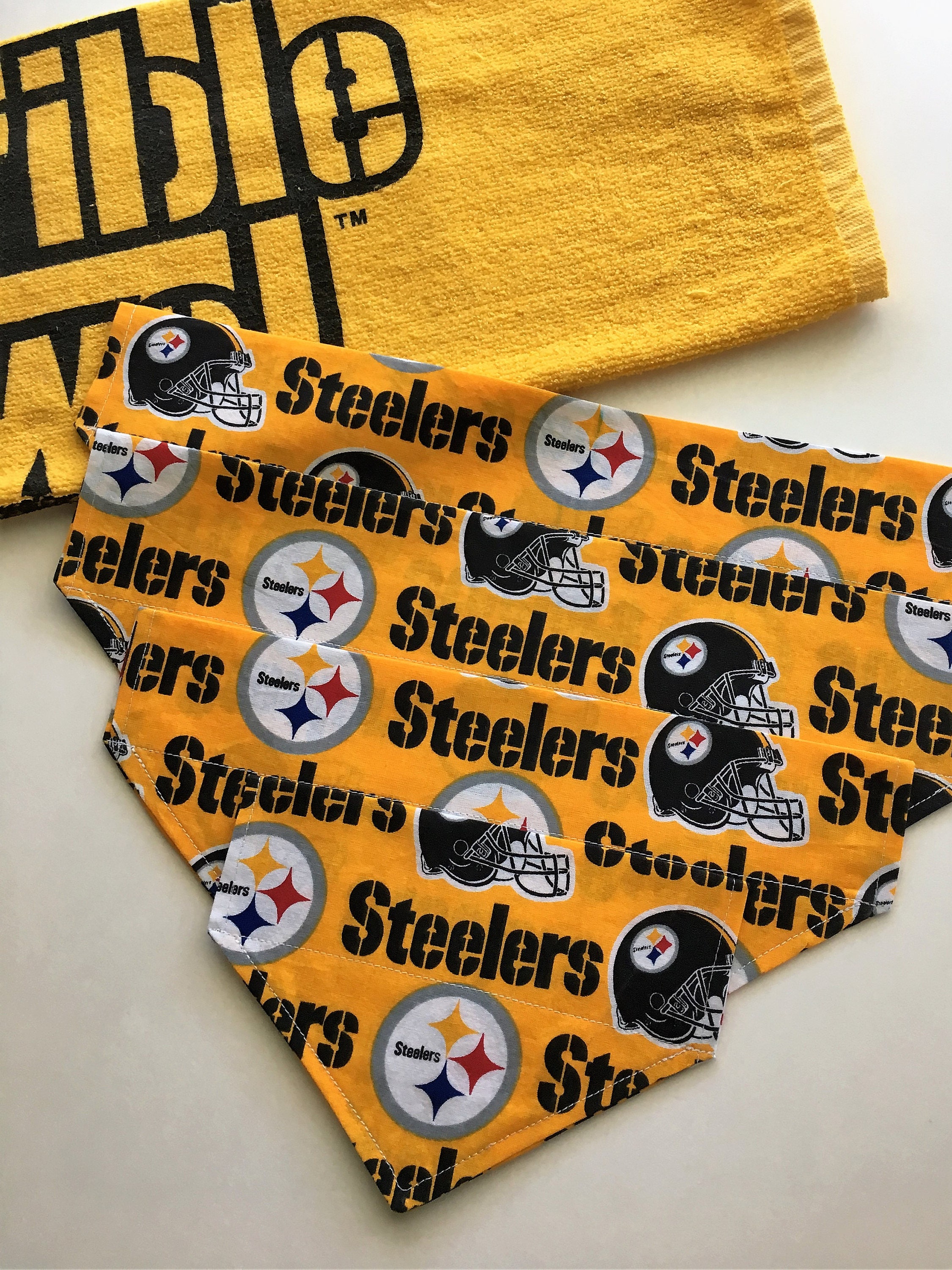 Steelers Dog Bandana
 Steelers Dog Bandana Ready to Ship Pittsburgh Steelers Dog