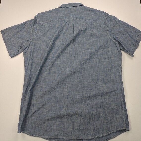 LL Bean Short Sleeve Tall XL Vintage Chambray Den… - image 5