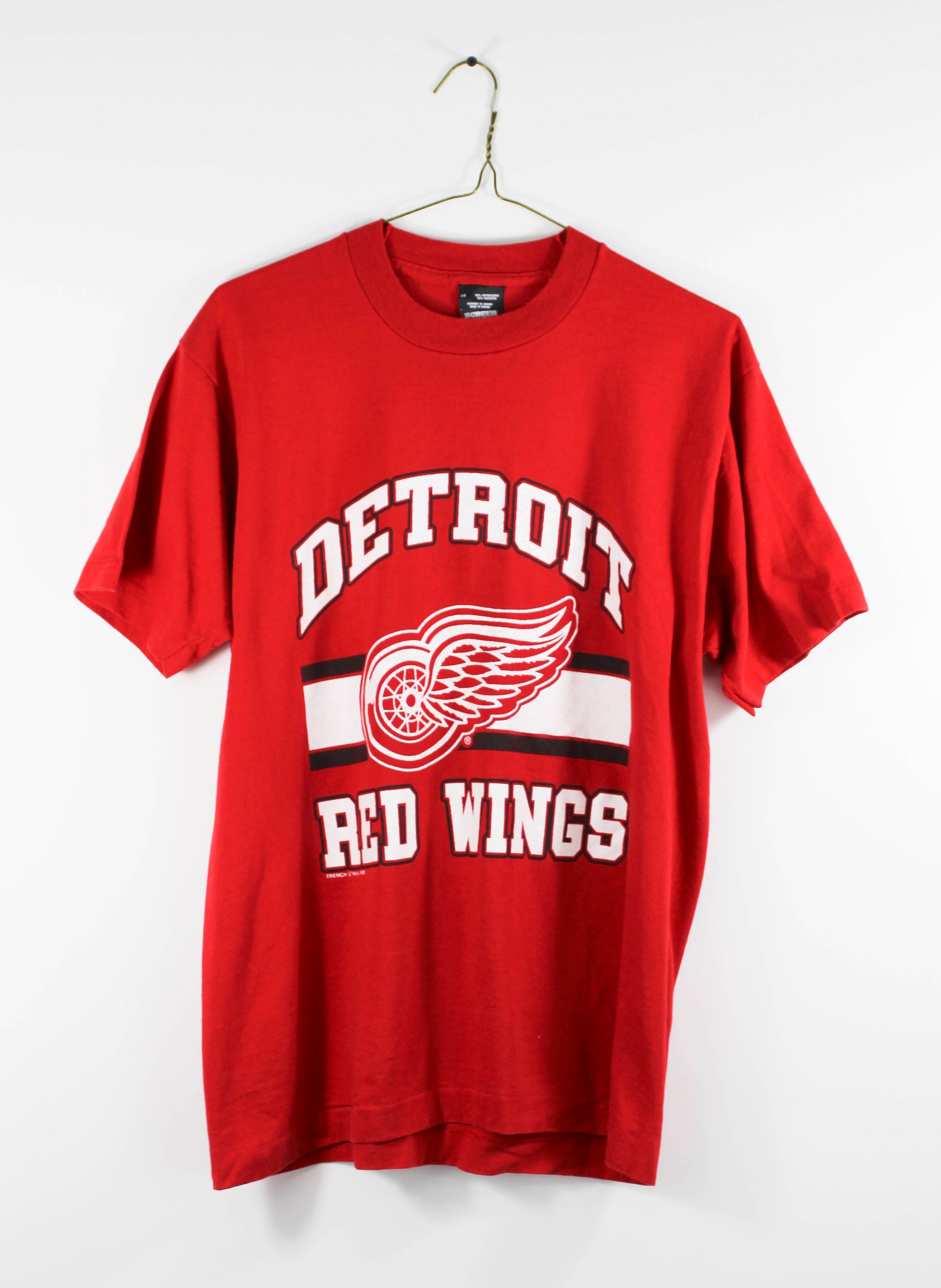 Vintage NHL (CCM) - Detroit Red Wings Crew Neck Sweatshirt 1990s X-Large –  Vintage Club Clothing