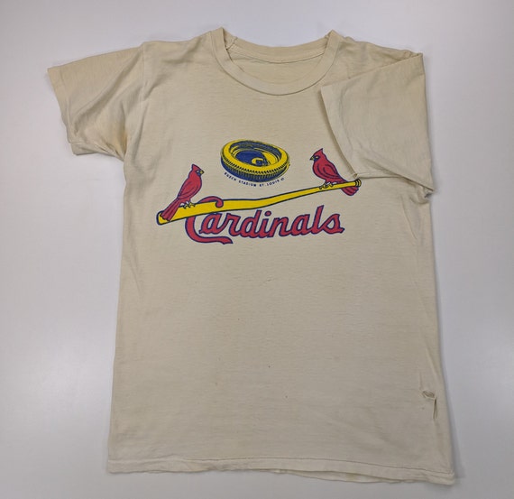 St. Louis Cardinals T Shirt L XS Youth 80s 70s MLB Vintage 