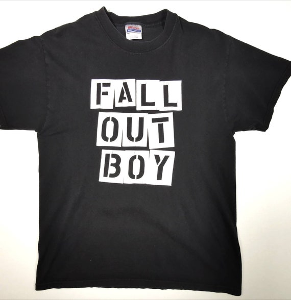 Fall Out Boy punk metal tour tee shirt