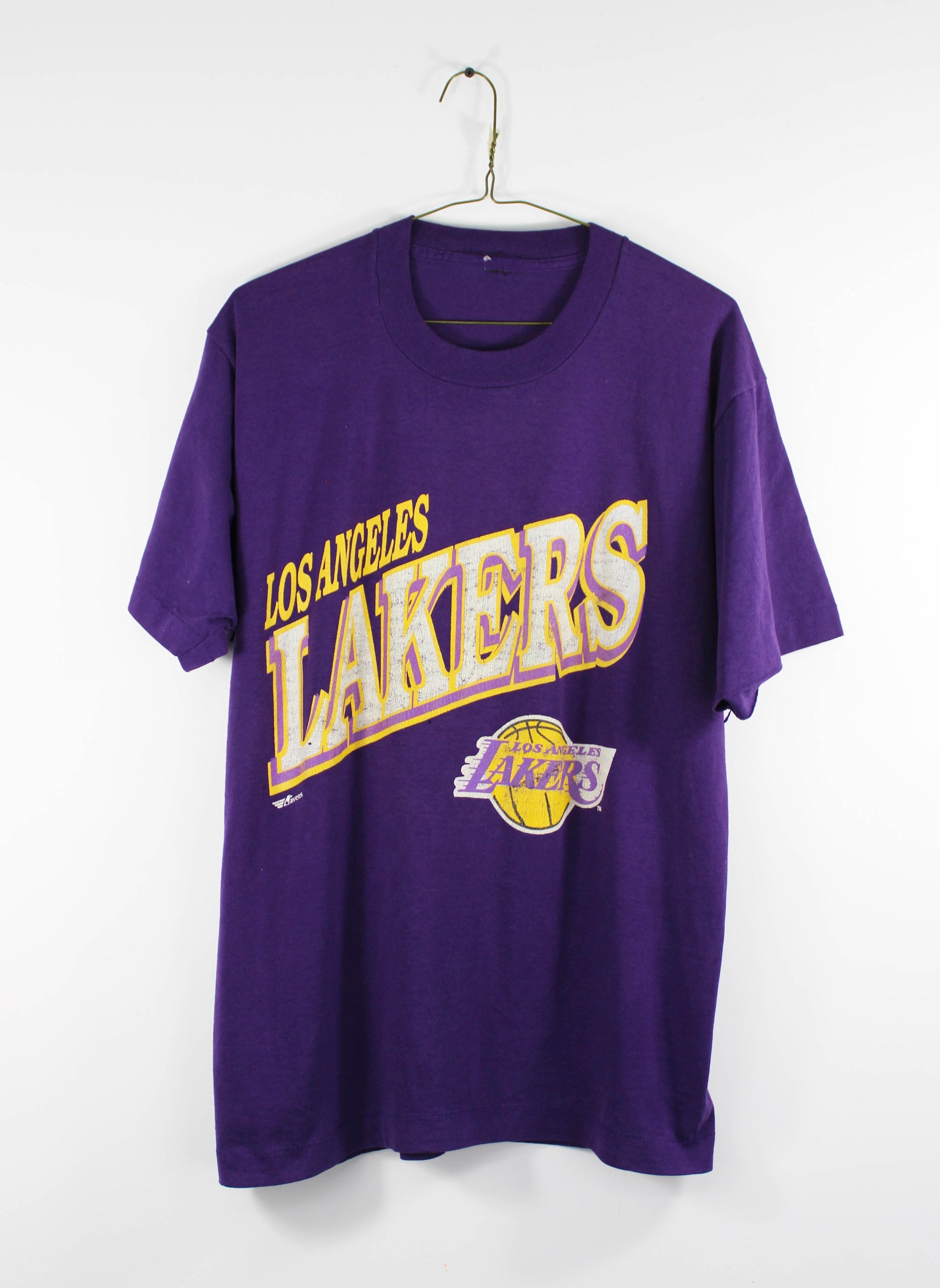 Mitchell & Ness Los Angeles Lakers Vintage Finals Tee Faded Purple