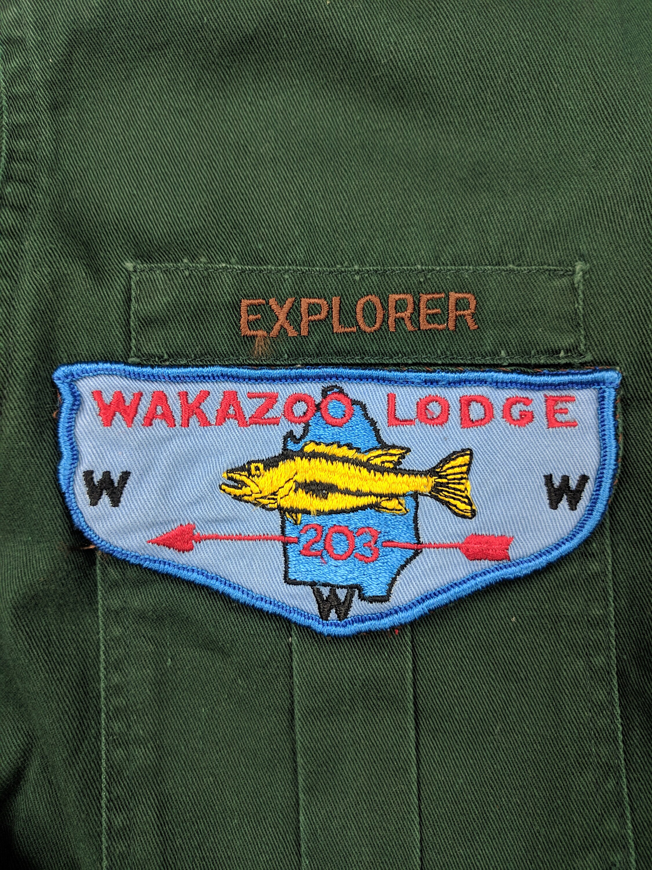 Boy Scouts Wakazoo Lodge F4 Patch BSA Kalamazoo Michigan Etsy