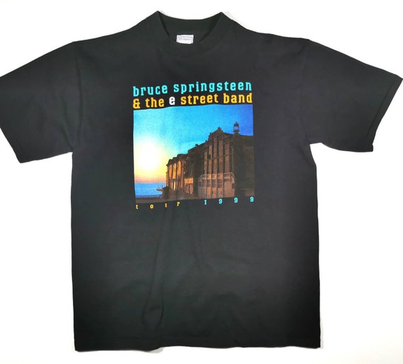 Vintage band Vtg 90s bruce springteen and the E street band black shirt DEADSTOCK condition