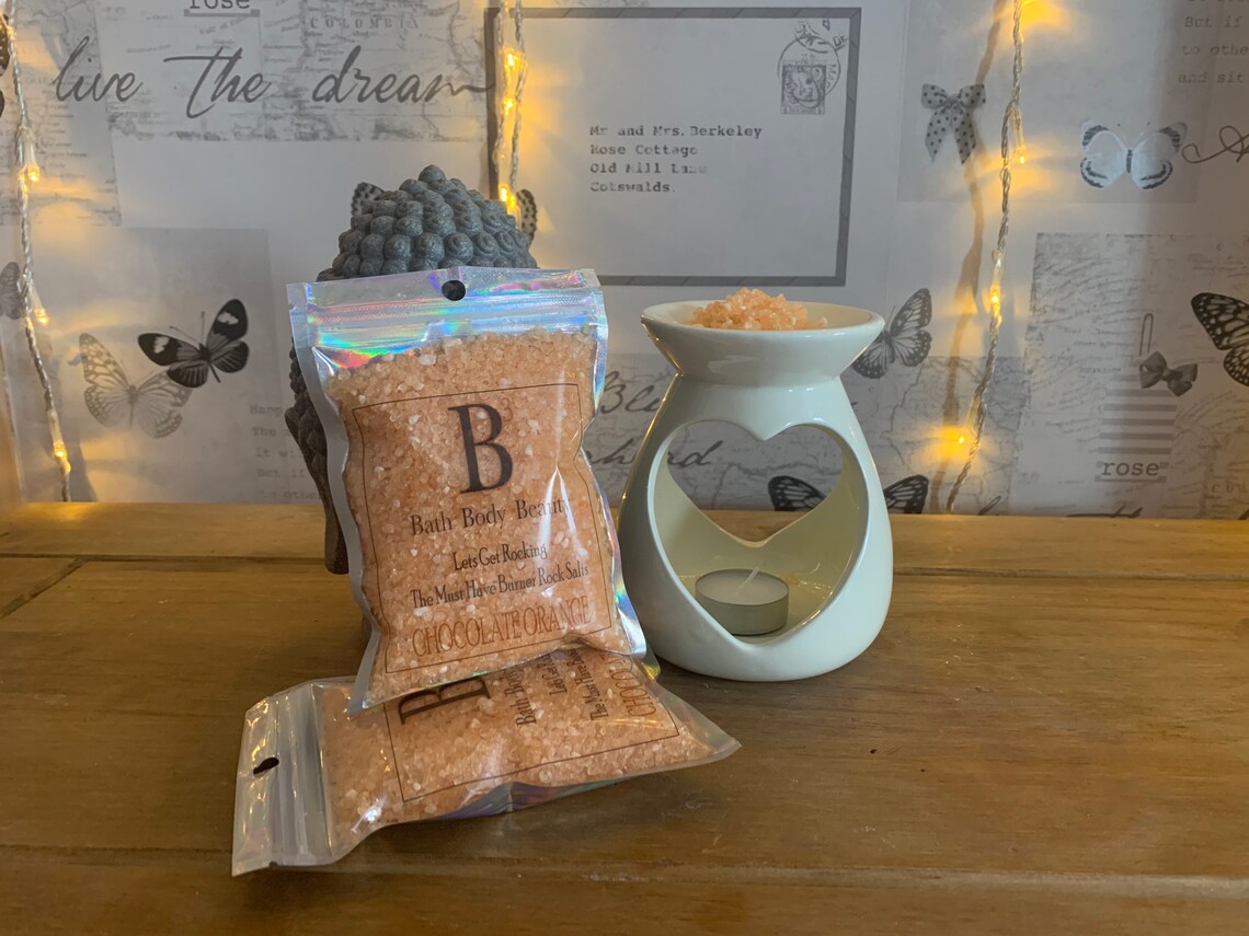 Scented Burner Rock Salts Vegan Friendly Eco Friendly Wax Etsy