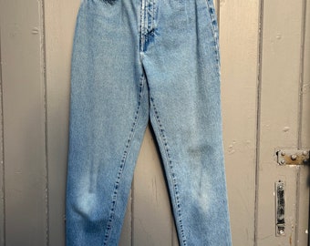 Vintage Versace Acid Wash High Waisted Jeans // Us Size 0