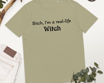 Camiseta de bruja perra, camisa de bruja, camisa de bruja, camiseta de bruja, camiseta de bruja, camisa de brujería, camisa de wicca, camiseta de wicca, regalo de bruja