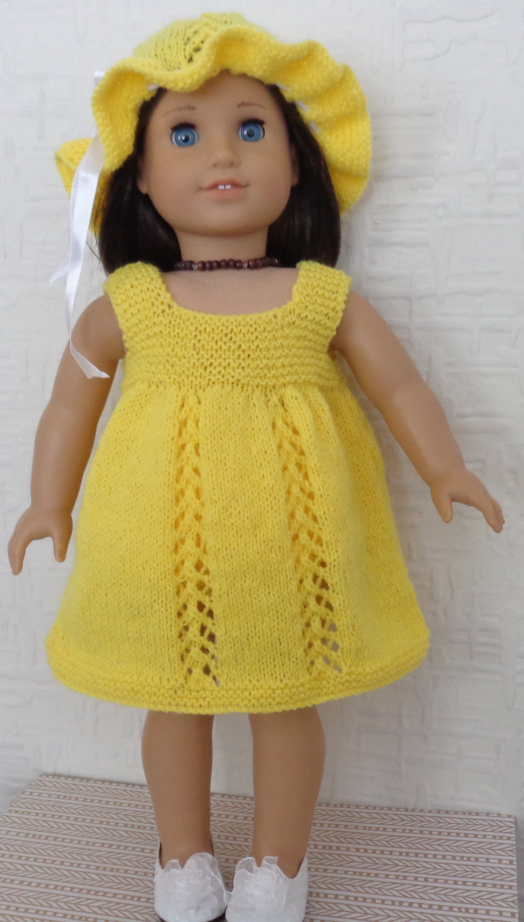 Doll knitting pattern Gorgeous summery outfit in 4 ply yarn to | Etsy
