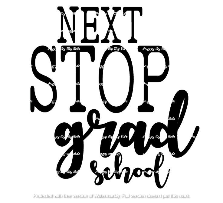 Download Next Stop Grad School Graduation Cap decoration SVG | Etsy