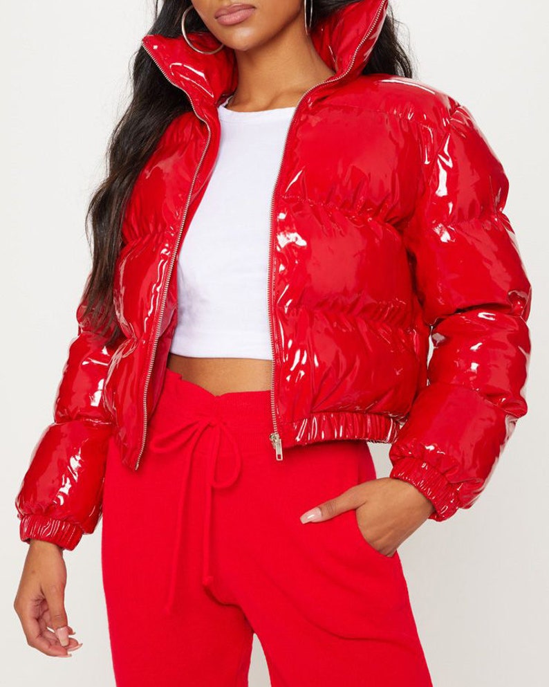 pvc puffer jacket