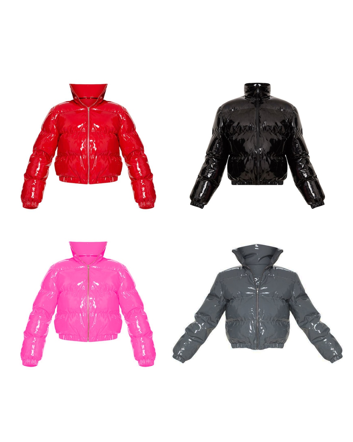 pvc puffer jacket