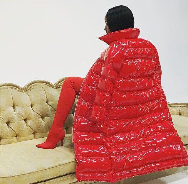 pvc puffer jacket