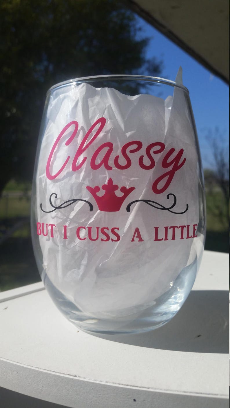 Wine Glass Tumbler / Funny Wine Glass / Wine Tumbler / Custom Etsy