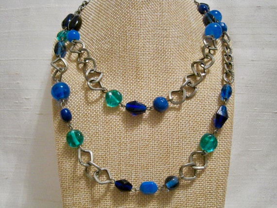 Art Glass Beaded Necklace. Lamp Work Glass Beads,… - image 7
