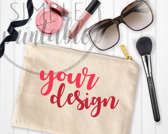 Download Cosmetic Bag Mockup Etsy