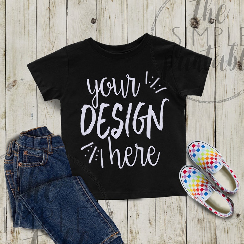 Download T-Shirt Mockup Next Level 3110 shirt On Wood Background ...